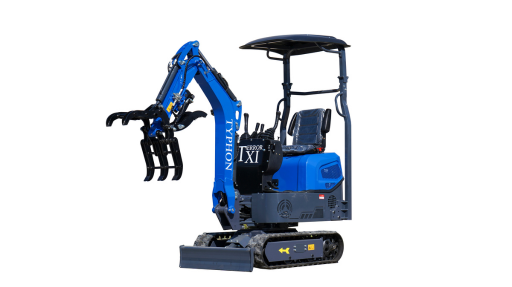 Typhon Mini Excavator with Premium-Class Attachments