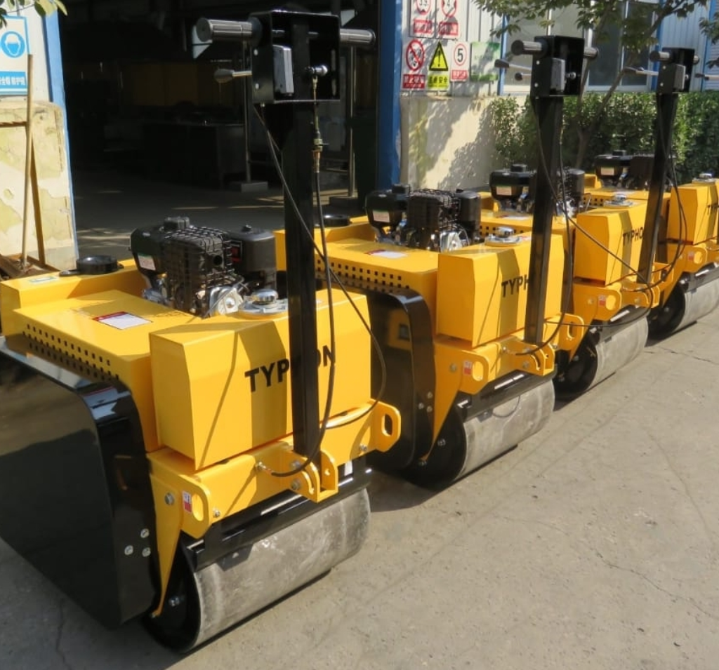 TYPHON 10hp EPA B&S FURY Walk behind Vibratory Roller Compactor USA - Image 5