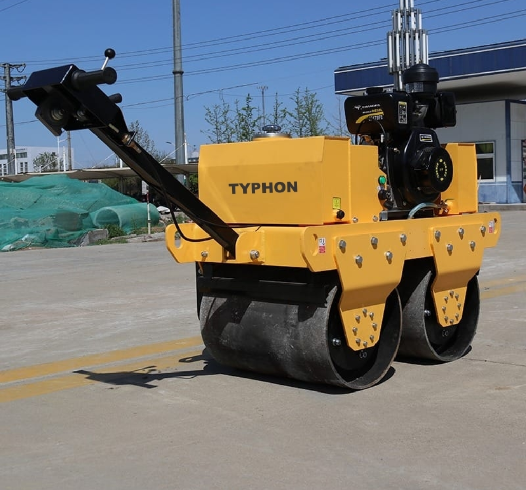 TYPHON 10hp EPA B&S FURY Walk behind Vibratory Roller Compactor USA - Image 6