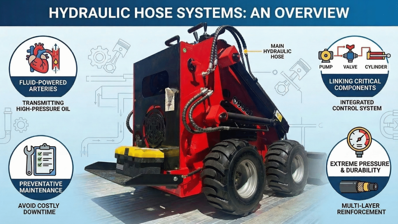 Hydraulic Hose Systems in Heavy Equipment: An Overview