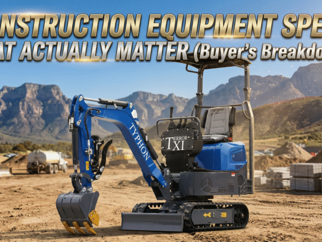Construction Equipment Specs That Actually Matter (Buyer’s Breakdown)