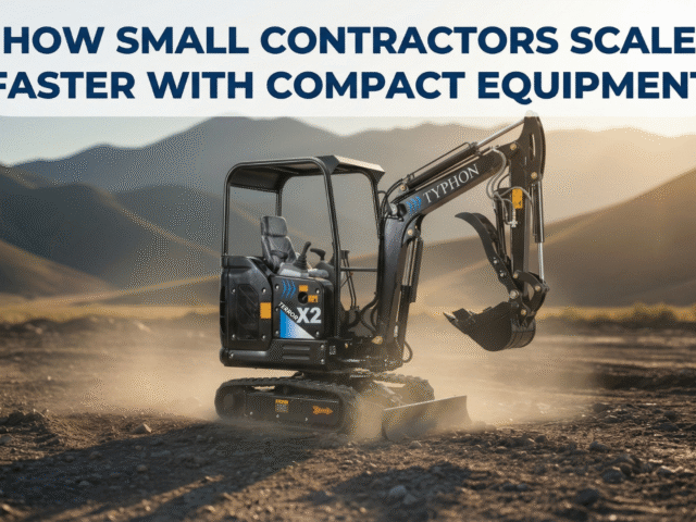 How Small Contractors Scale Faster With Compact Equipment