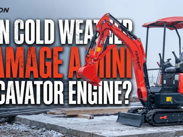 Can Cold Weather Damage a Mini Excavator Engine?