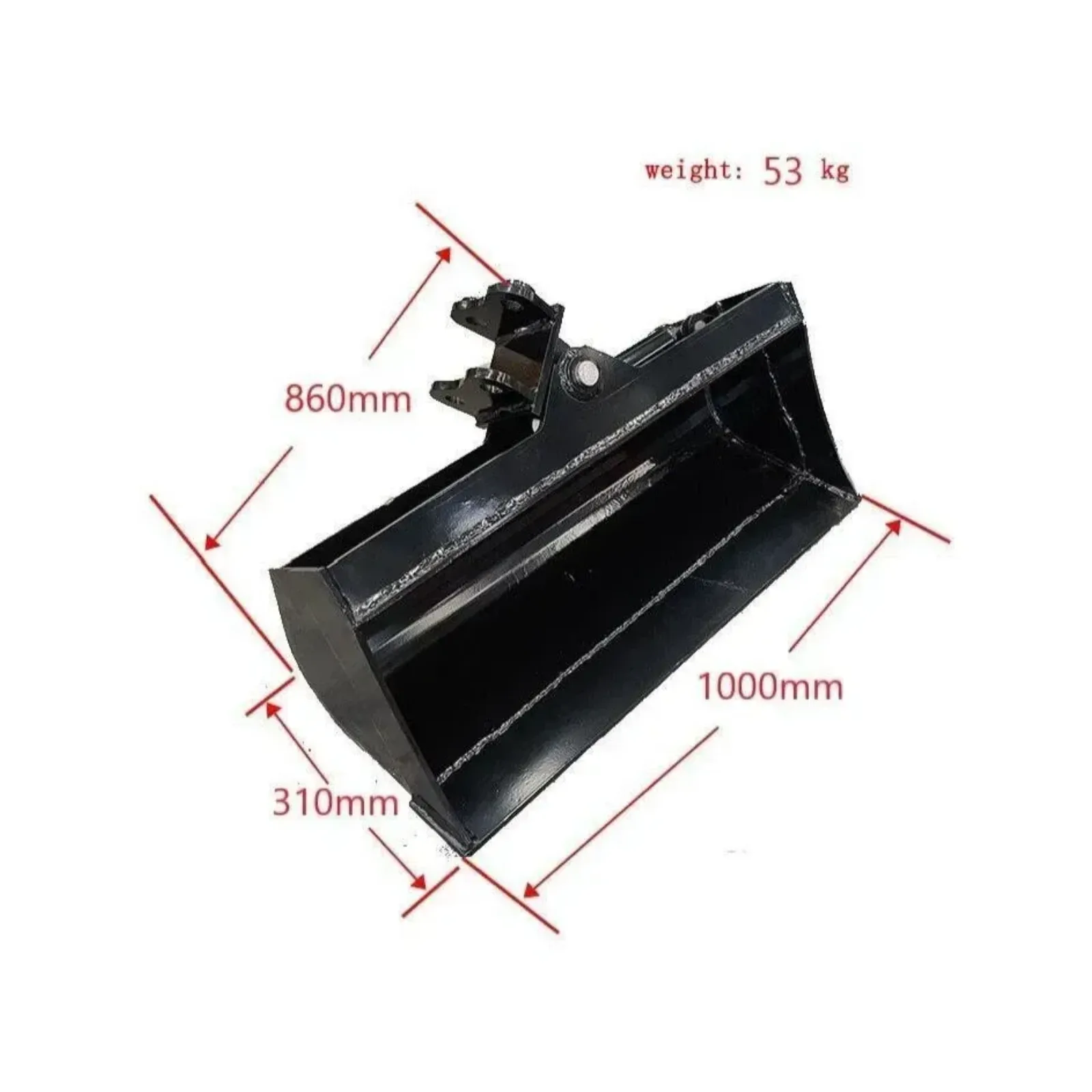 Excavator Attachment 1000mm Tilt Bucket 39" Hydraulic Tilting Bucket Heavy Duty USA TERROR X2 PRO - Image 2