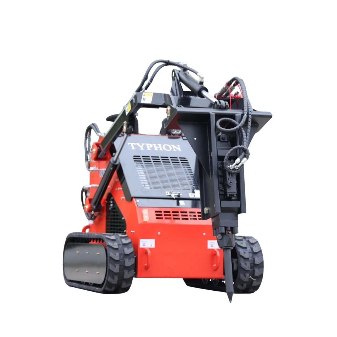 Skid Steer Loader Hydraulic Hammer Concrete Breaker Attachment USA - Image 2