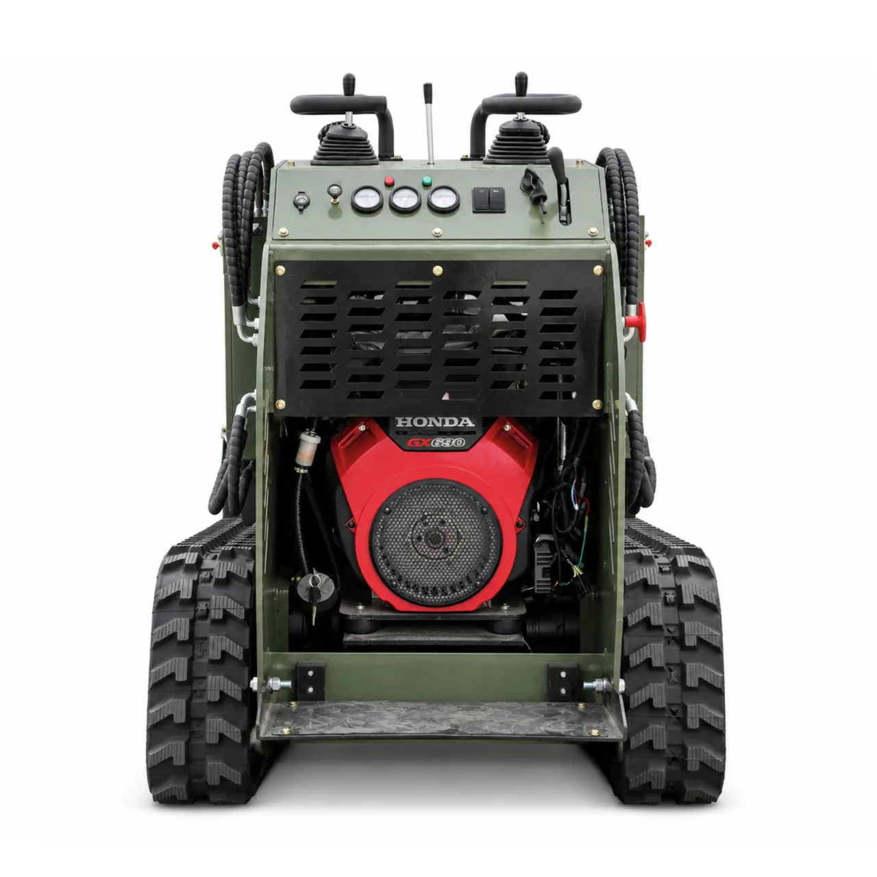 TYPHON STOMP 502 PRO Mini Tracked Skid Steer – 22.1 HP Honda GX690 & 10.6 GPM Hydraulics - Image 3