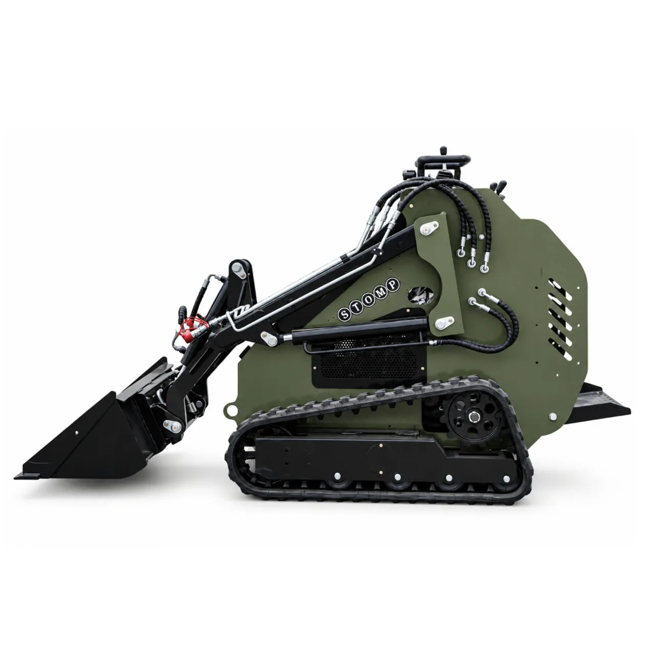 TYPHON STOMP 502 PRO Mini Tracked Skid Steer – 22.1 HP Honda GX690 & 10.6 GPM Hydraulics - Image 4